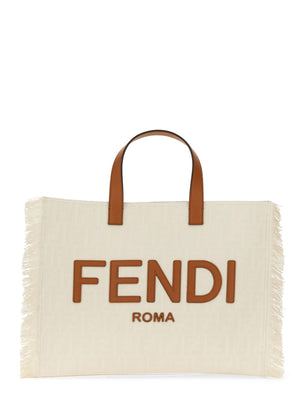 FENDI FF Jacquard Mini Handbag