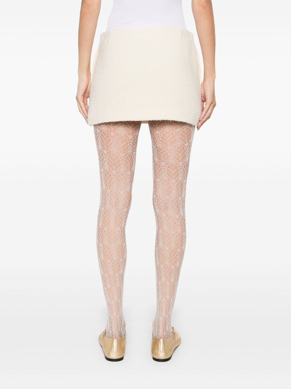 GUCCI Chic Bouclé Mini Skirt