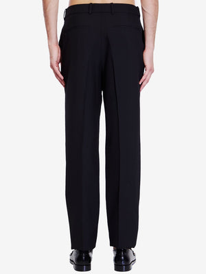 SAINT LAURENT High-Rise Straight-Leg Trousers for Men