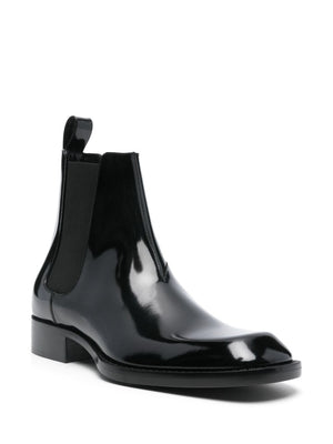 SAINT LAURENT Men's Vitello Moet 25 Boot