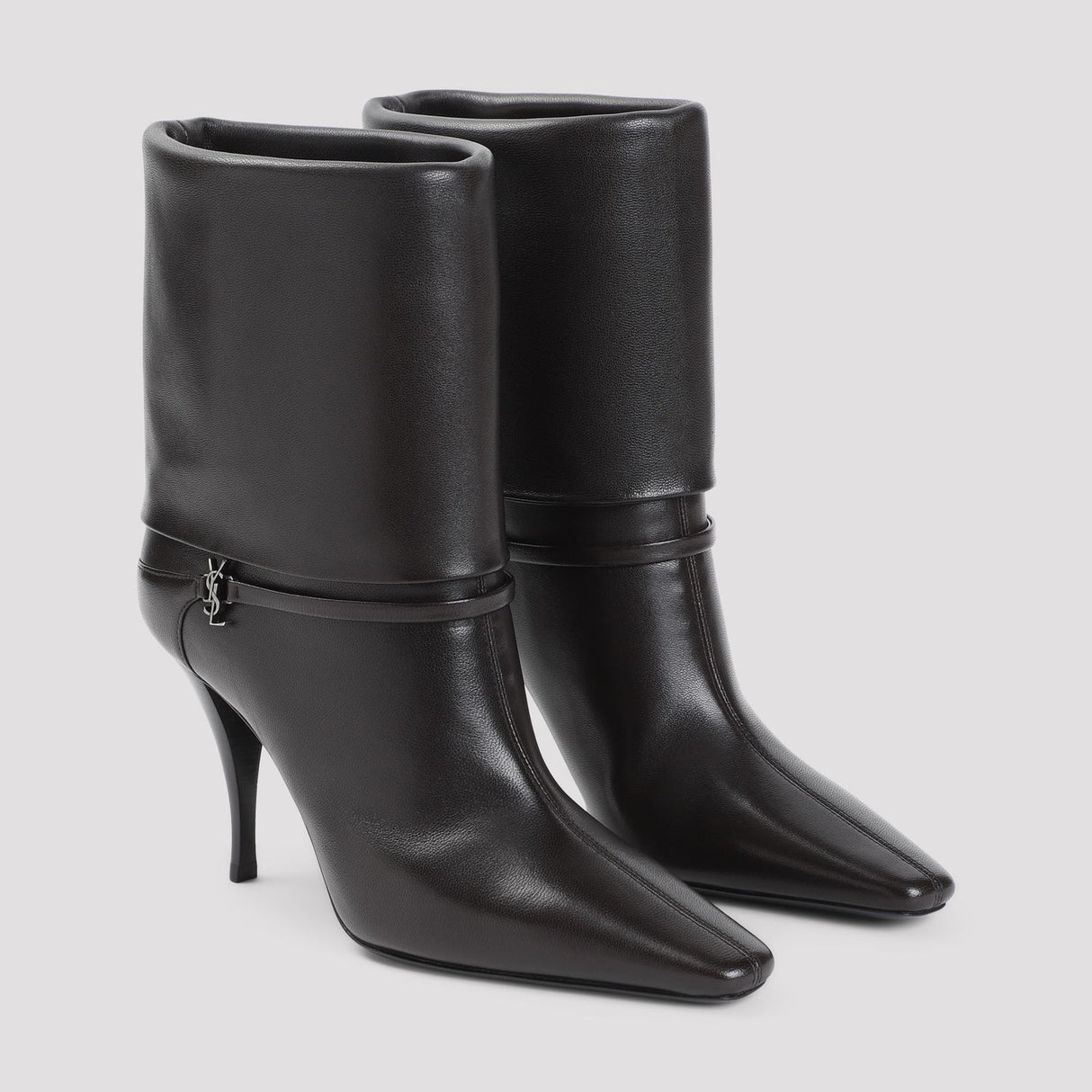 SAINT LAURENT Vicky Bootie 90 - Women's Leather Fashion Boots