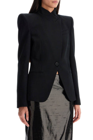 ALEXANDER MCQUEEN Twisted Cavalry Jacket - Fitted & Elegant