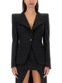 ALEXANDER MCQUEEN Wool Jacket - Regular Fit, Size 40