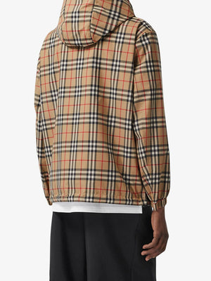 BURBERRY Reversible Check Jacket - Men's Lightweight Outerwear