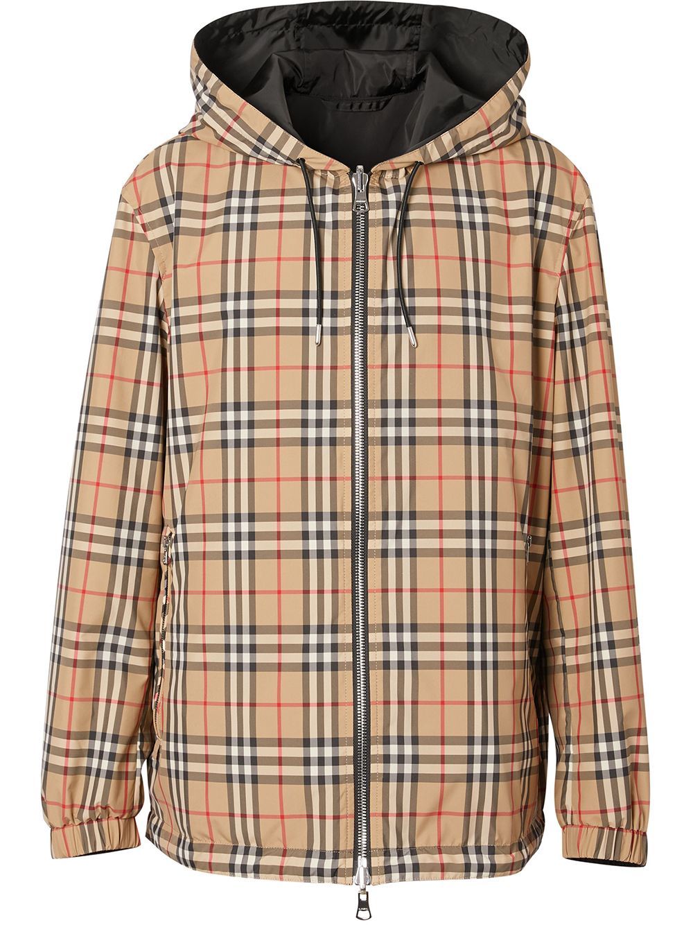 BURBERRY Reversible Check Jacket - Men's Lightweight Outerwear