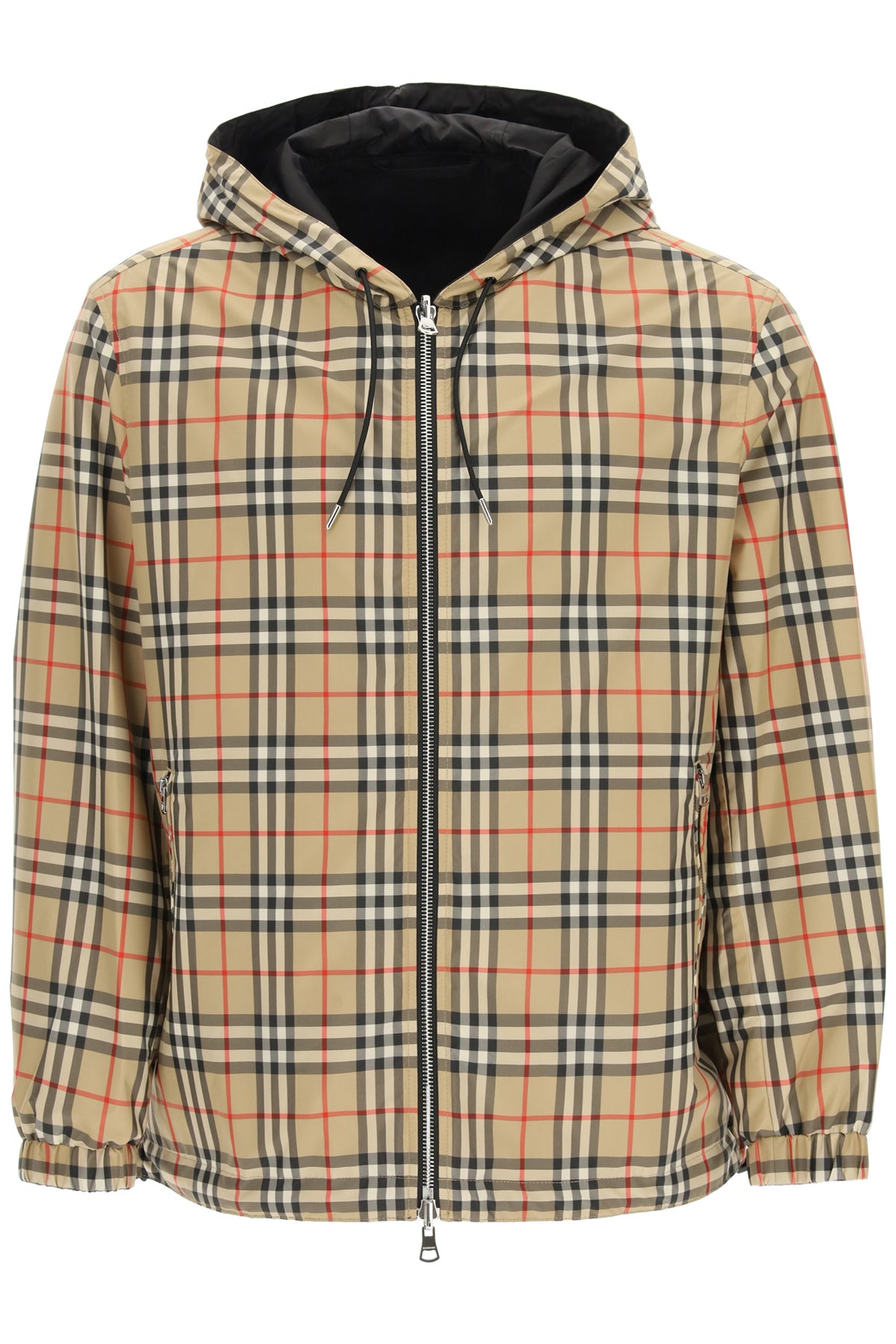 BURBERRY Reversible Check Jacket - Men's Lightweight Outerwear