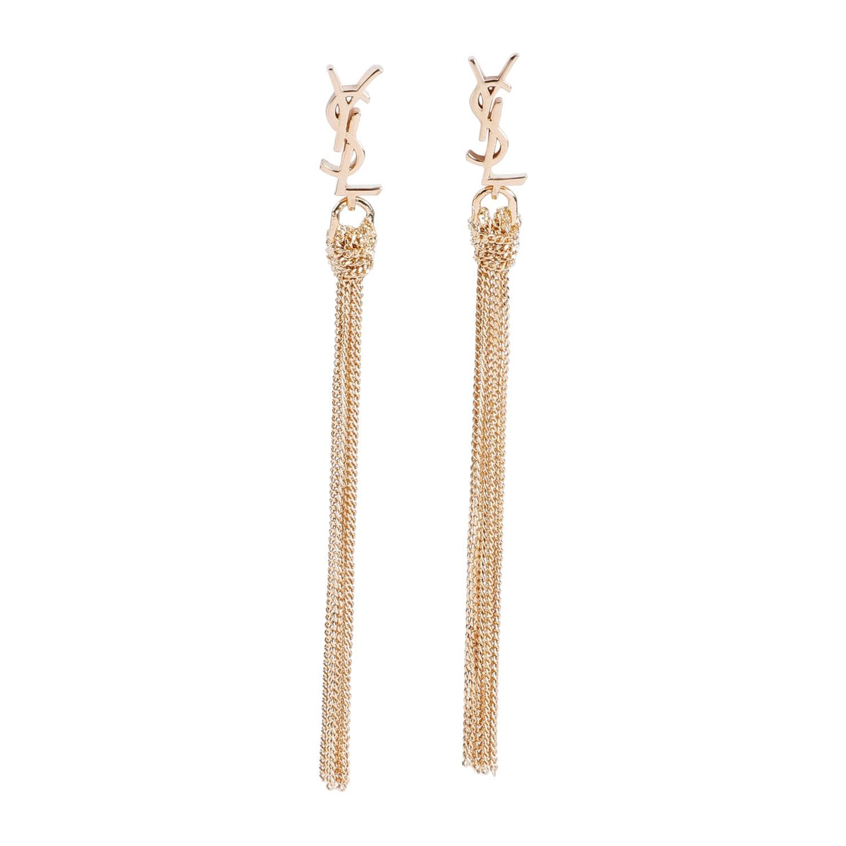 SAINT LAURENT Elegant Chains Earrings