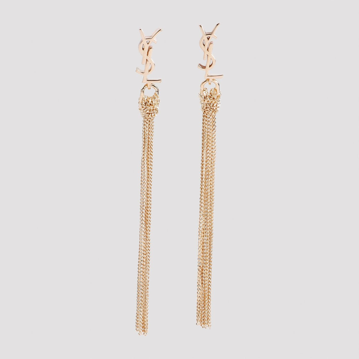 SAINT LAURENT Elegant Chains Earrings