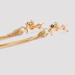 SAINT LAURENT Elegant Chains Earrings