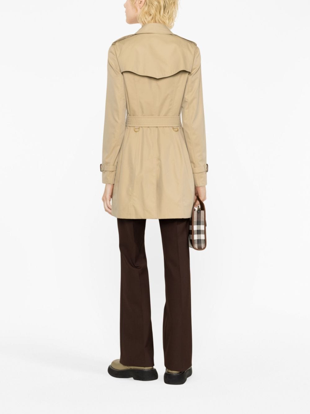 BURBERRY Mini Cotton Trench Jacket