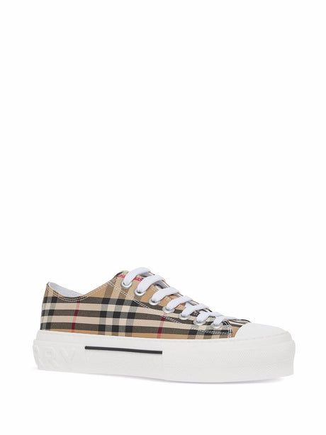 BURBERRY Vintage Check Low Top Sneakers for Women