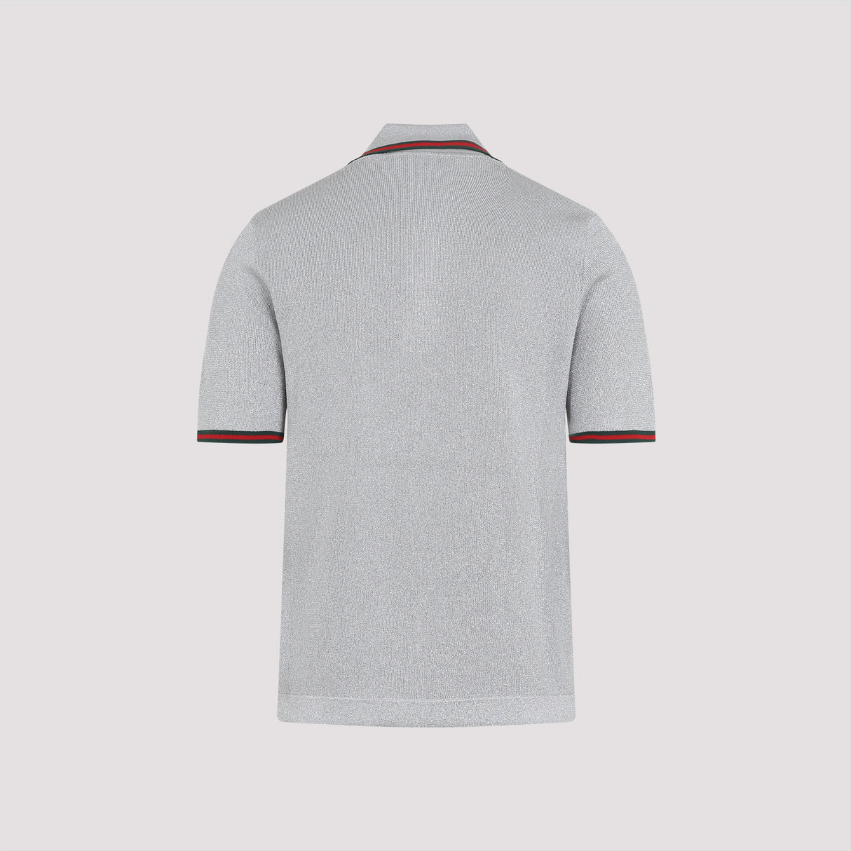 GUCCI Metallic Lame Polo for Men - SS25