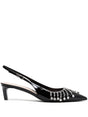 GUCCI Crystal-Embellished Kitten Heel Pumps for Women