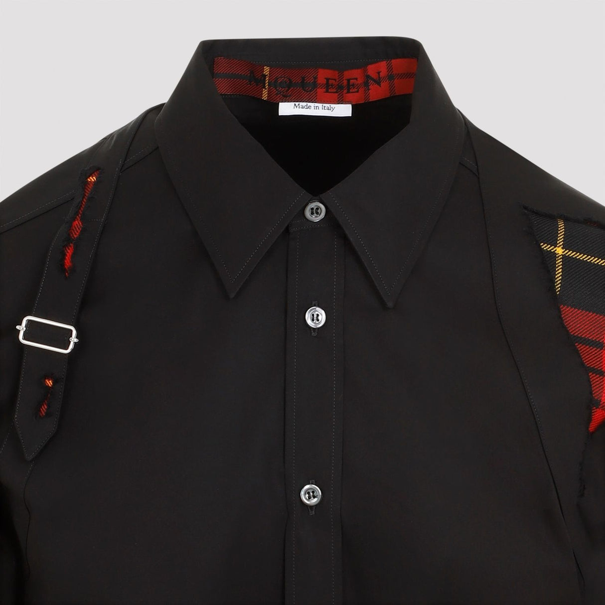 ALEXANDER MCQUEEN Distressed Harness Shirt - FW24 Collection