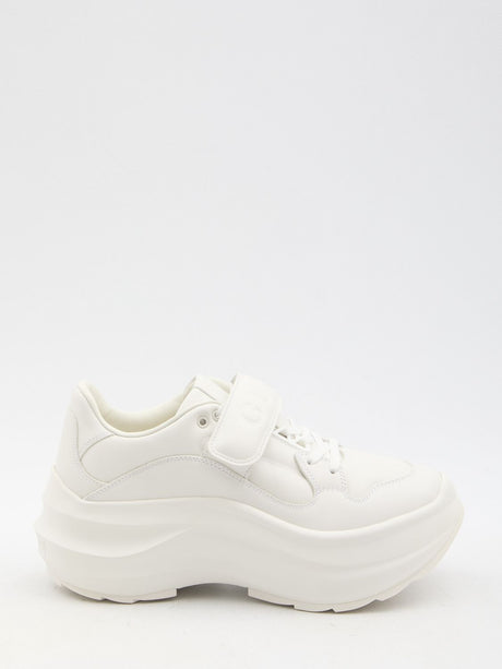 GUCCI Sculpted Platform Wave Sneaker with Velcro Strap - Size Nationality: IT