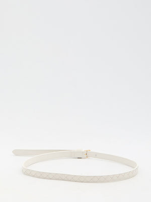 BOTTEGA VENETA Mini Leather Watch Belt with Intrecciato Design