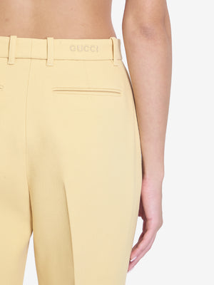 GUCCI Tailored Creased Pleated Trousers - Regular Fit