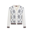 GUCCI Argyle Lurex Cardigan for Men