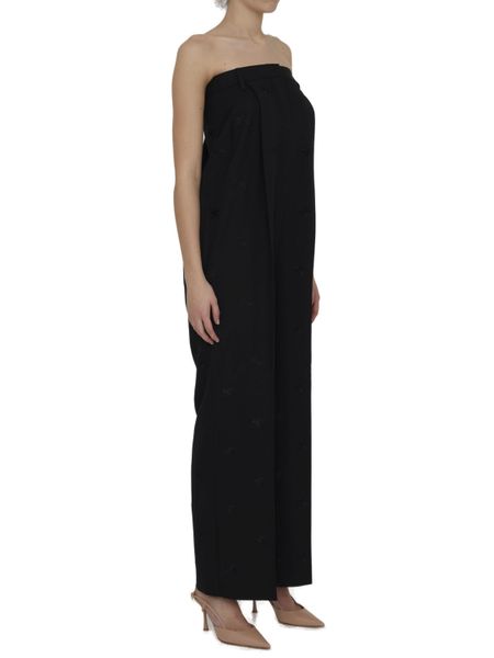 BURBERRY Tailored Wool Jumpsuit - Size 6