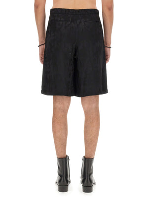 ALEXANDER McQUEEN Viscose Bermuda Shorts for Men - Regular Fit