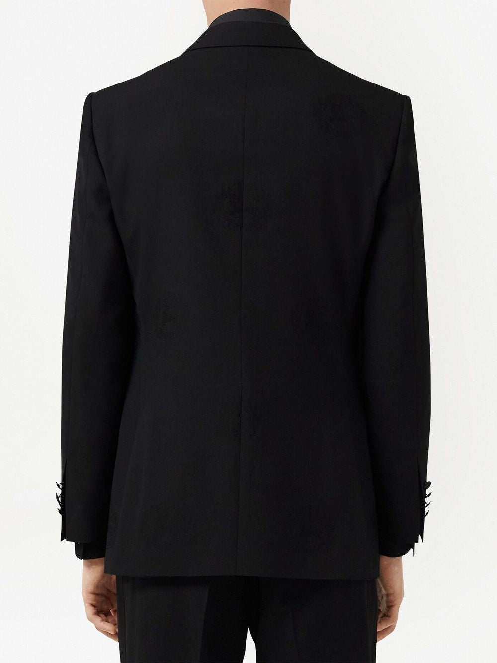 BURBERRY Oak Leaf Crest Tuxedo Jacket - Size 50