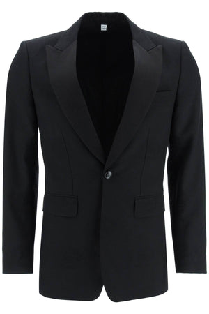 BURBERRY Oak Leaf Crest Tuxedo Jacket - Size 50