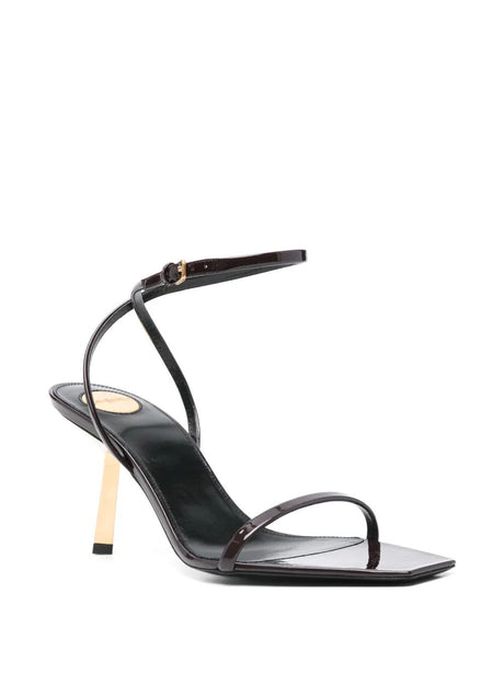 SAINT LAURENT 75mm Soft Silk Sandals for Women