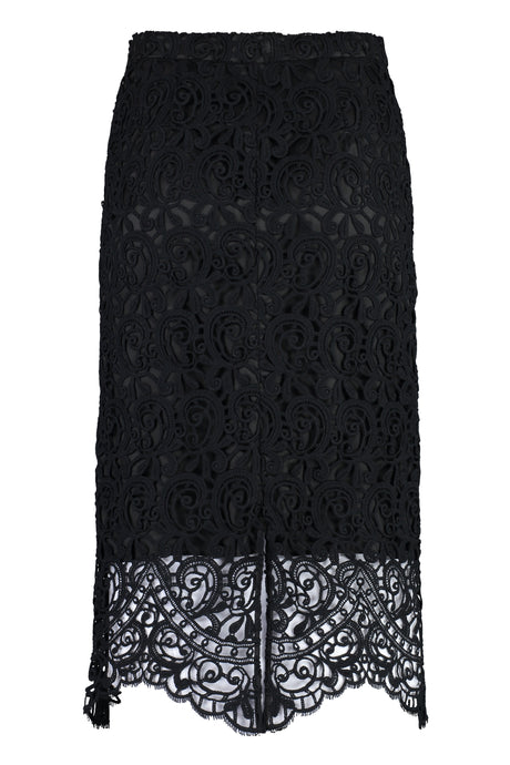 BURBERRY Elegant Mini Lace Skirt