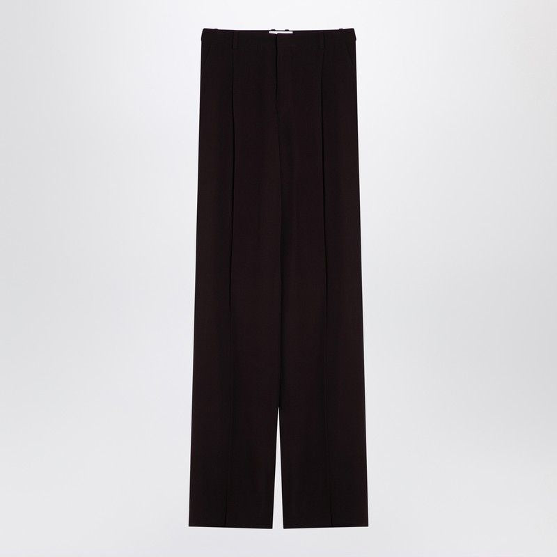 SAINT LAURENT Sophisticated Silk Pleated Trousers for Women