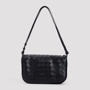 BOTTEGA VENETA Mini Puffleather Clutch with Intrecciato Design