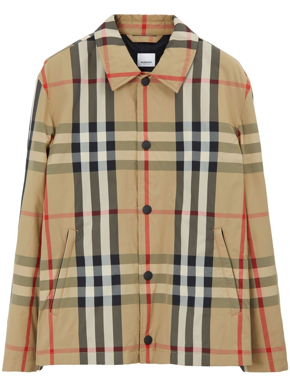 BURBERRY メンズ用ベージュチェックジャケット - FW23コレクション