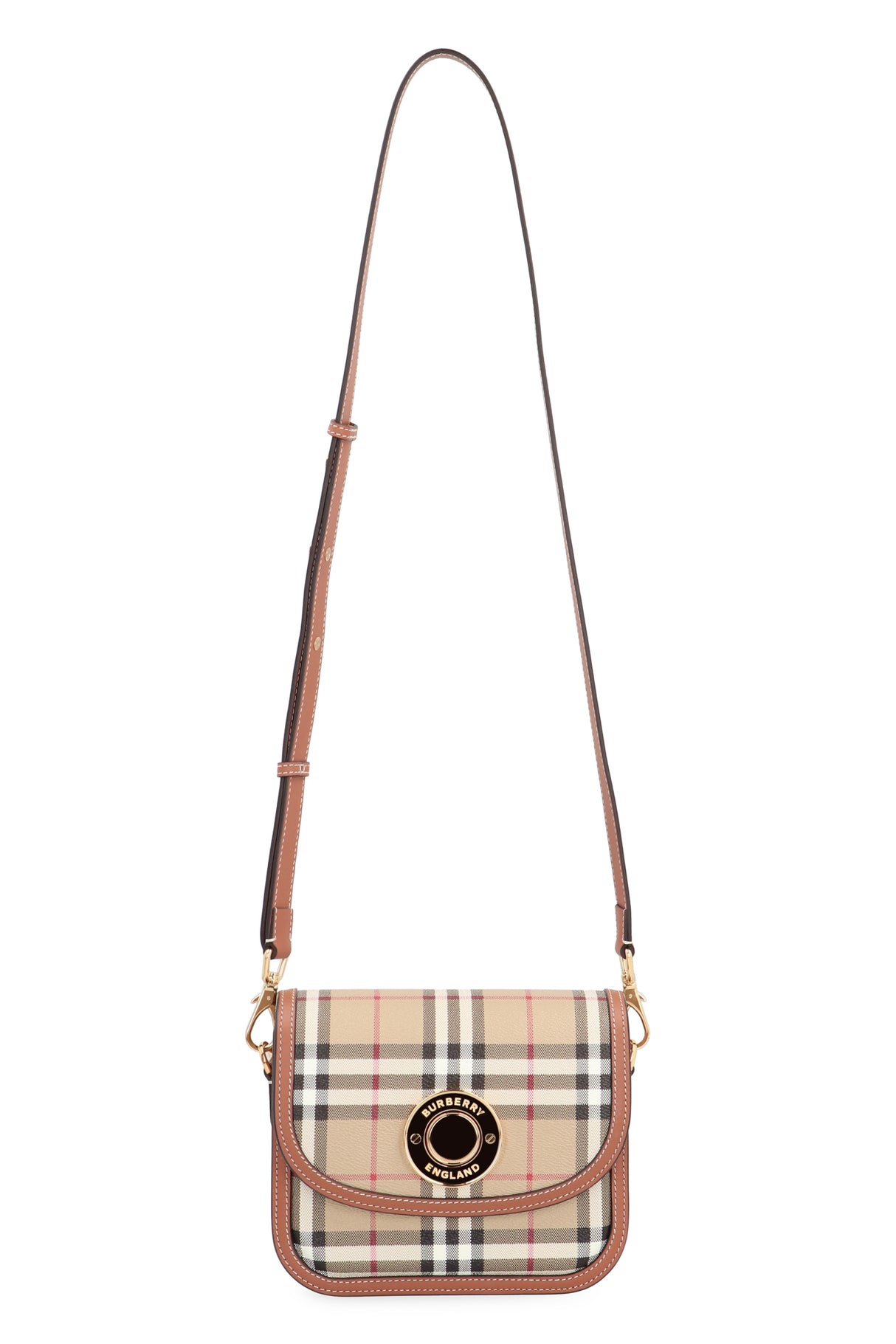 BURBERRY Mini Tartan Crossbody Handbag