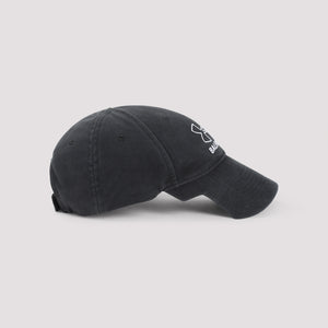 BALENCIAGA Sleek Black Performance Cap for Men