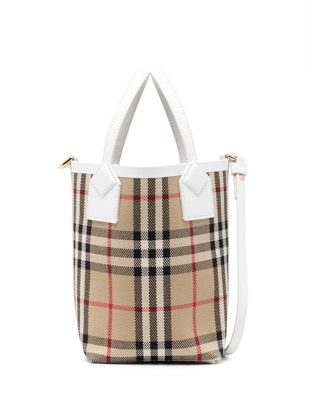 BURBERRY Mini Vintage-Check Bucket Handbag