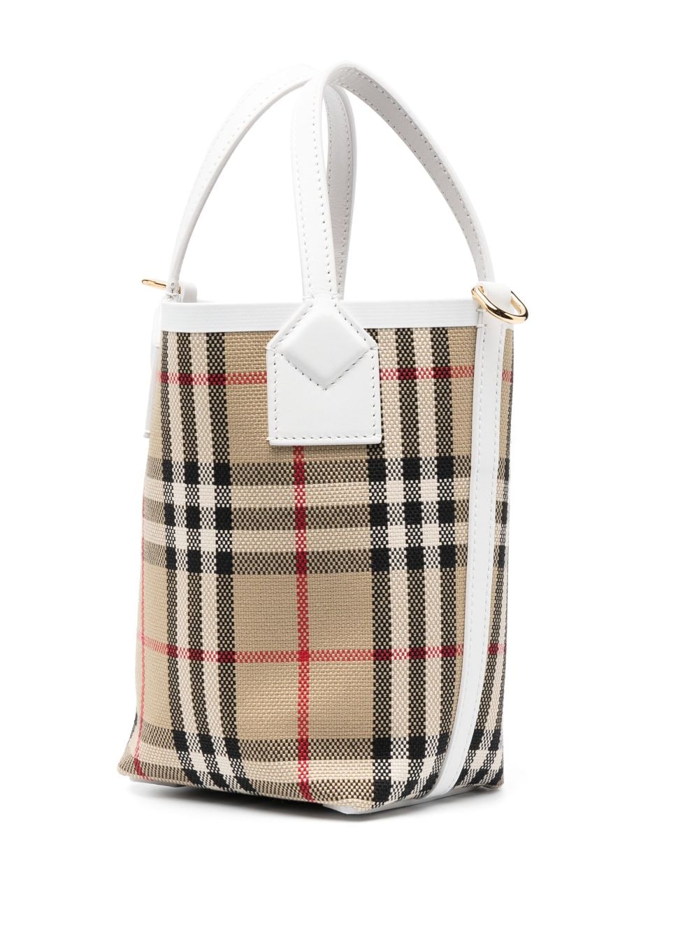 BURBERRY Mini Vintage-Check Bucket Handbag