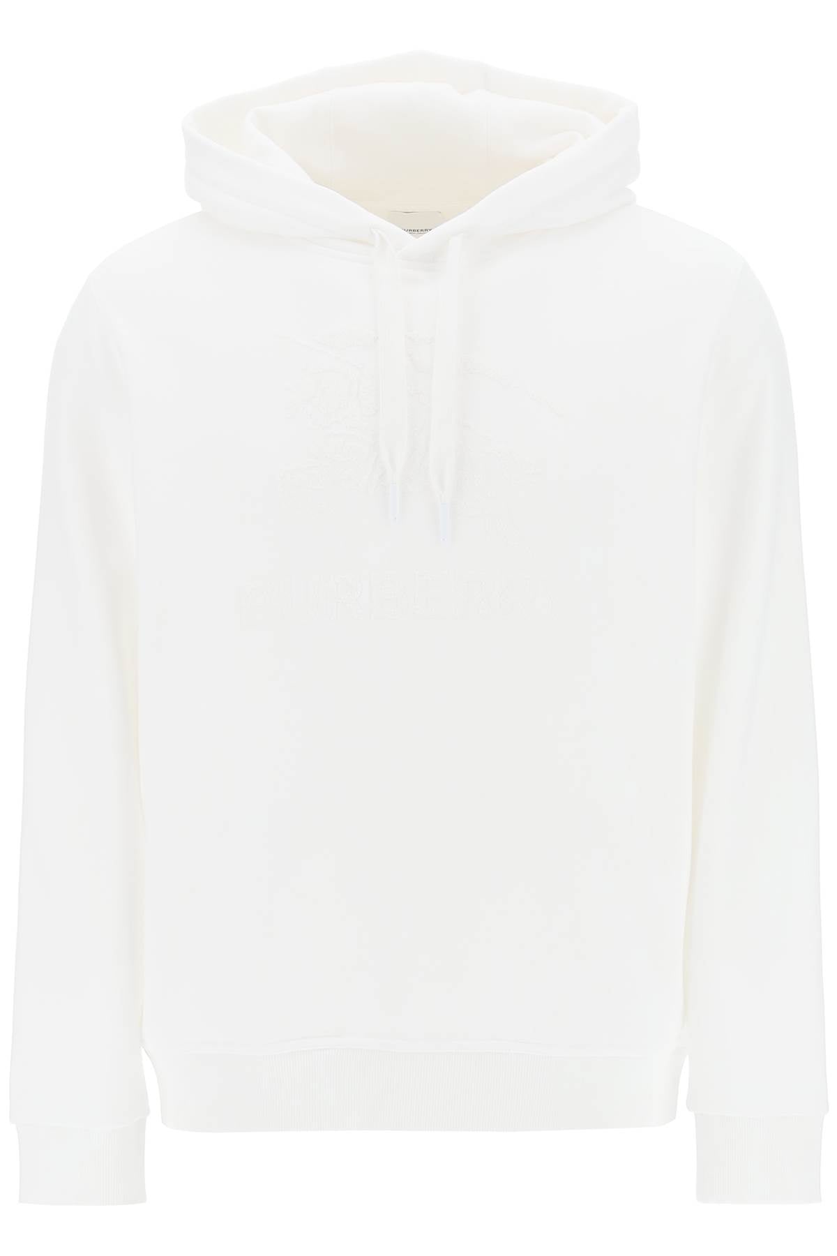 BURBERRY Men's Relaxed Fit Hoodie with EKD Logo