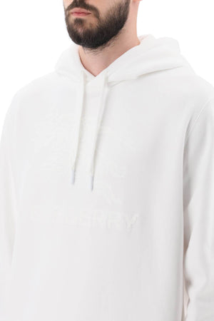 BURBERRY Men's Relaxed Fit Hoodie with EKD Logo