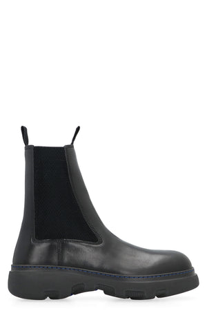 BURBERRY Leather Chelsea Boots for Men