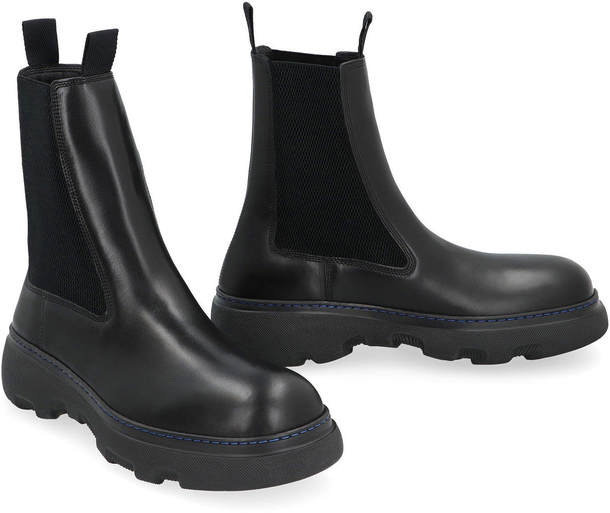 BURBERRY Leather Chelsea Boots for Men