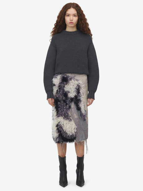 ALEXANDER MCQUEEN Crew Neck Sweater for Women - Fall/Winter 2024 Edition