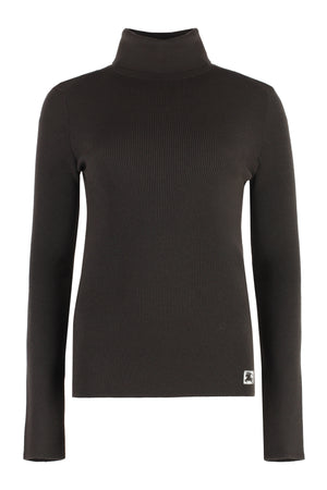 BURBERRY Wool Blend Turtleneck Sweater - Slim Fit