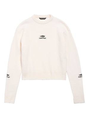 BALENCIAGA Wool Knitted Ski Crewneck Sweater