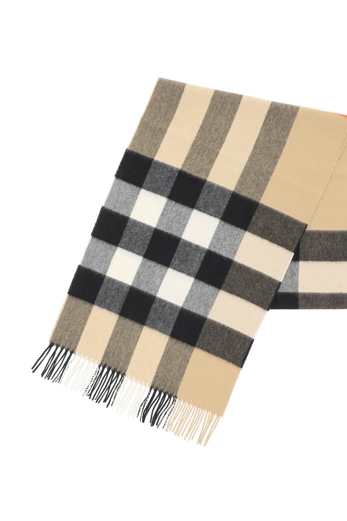 BURBERRY Classic Check Cashmere Scarf