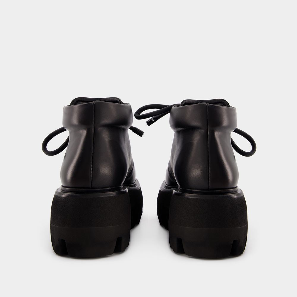 ALEXANDER MCQUEEN Rubber Scarf Ankle Boots for Men