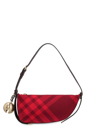 BURBERRY Red Shield Fabric Shoulder Bag - FW23 Collection