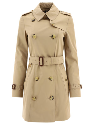 BURBERRY Women's Double-Breasted Belted Trenchcoat