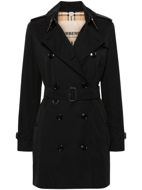 BURBERRY Water-Resistant Mini Heritage Trench Jacket for Women