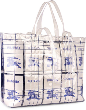 BURBERRY Logo Detail Tote Handbag - 43 CM