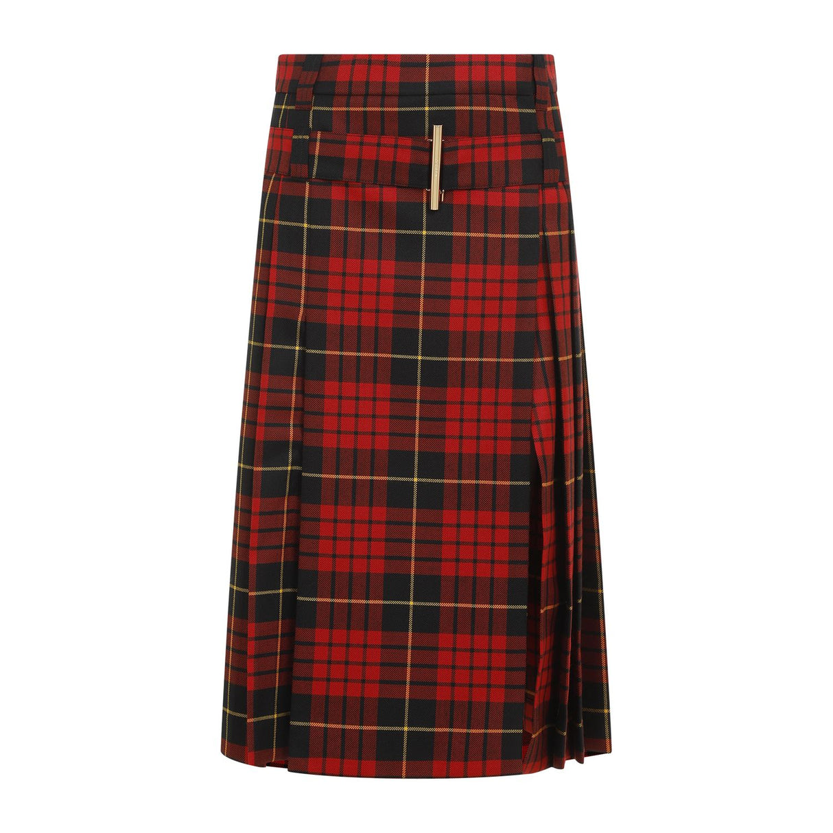 ALEXANDER MCQUEEN Tartan Wool Mini Skirt