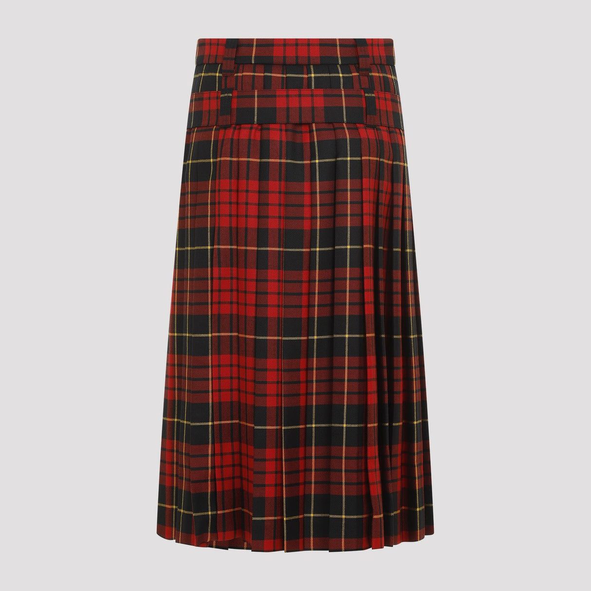 ALEXANDER MCQUEEN Tartan Wool Mini Skirt